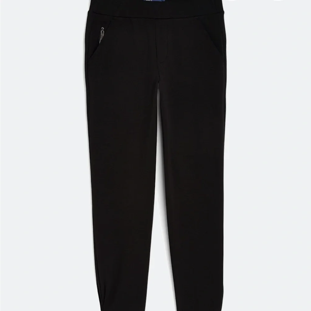 Democracy Black Dress Relaxed Fit high waist zip pocket trousers XL
